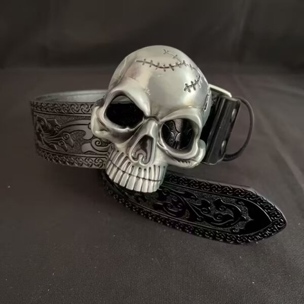 ROCK-HUS Gürtel Skullhead