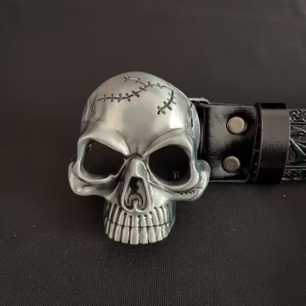 ROCK-HUS Gürtel Skullhead