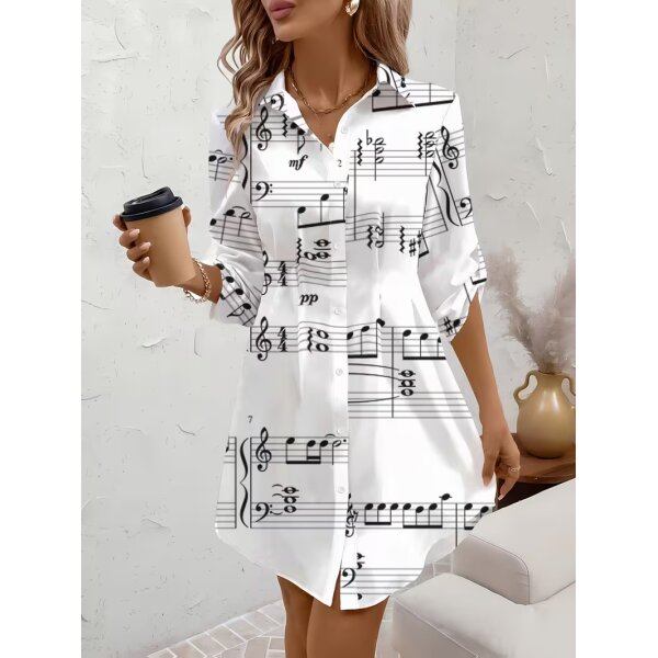 ROCK-HUS Langhemd mit Noten