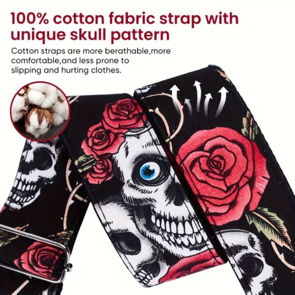 ROCK-HUS Gurt Skull´n Roses