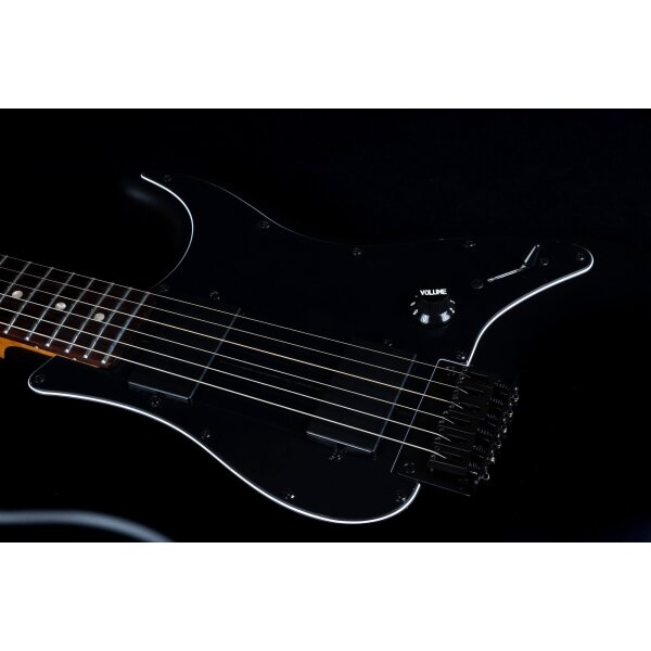 Jet Guitars JS-400 MBK R Satin Black