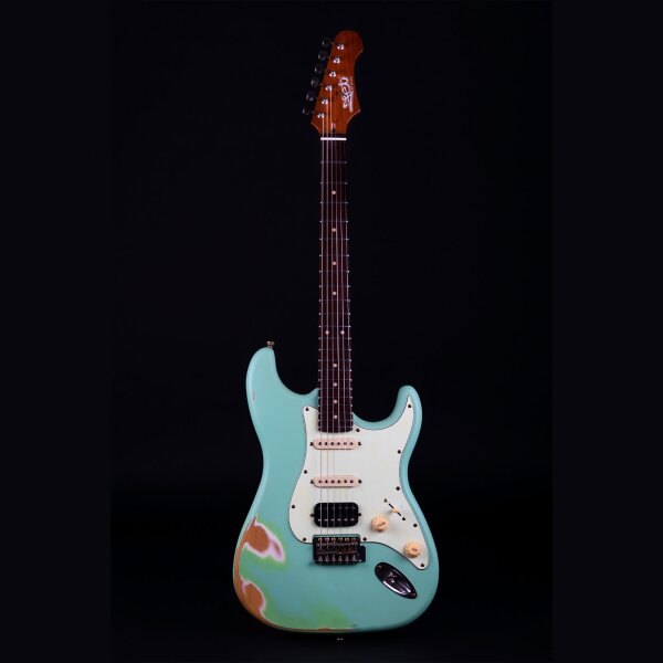 Jet Guitars JS-400 Sea Foam Green Relic