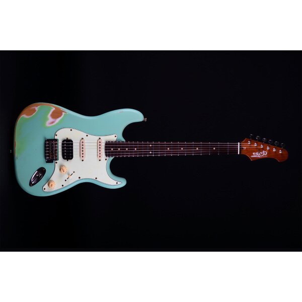 Jet Guitars JS-400 Sea Foam Green Relic