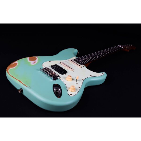 Jet Guitars JS-400 Sea Foam Green Relic