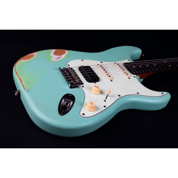 Jet Guitars JS-400 Sea Foam Green Relic