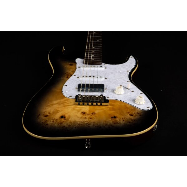 Jet Guitars JS-450 QTB R Transparent Brown