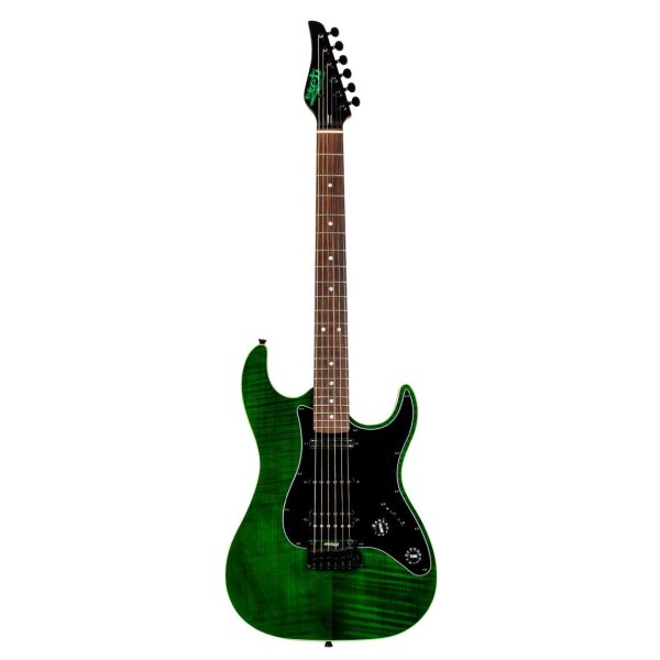 Jet Guitars JS-450 TGR R Transparent Green
