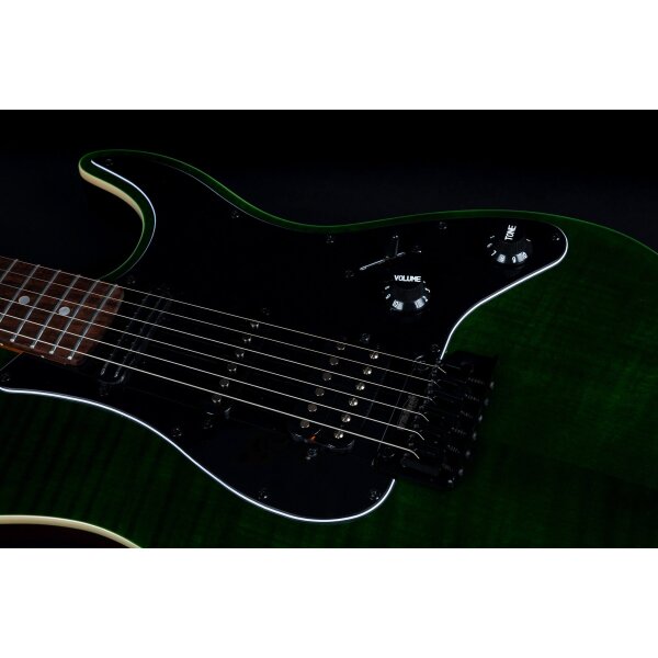 Jet Guitars JS-450 TGR R Transparent Green