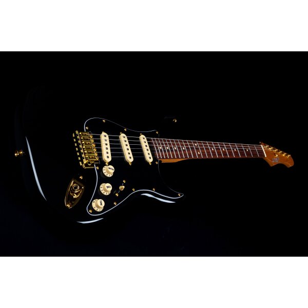 Jet Guitars JS-380 Black Gold