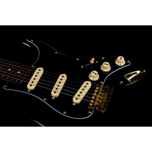 Jet Guitars JS-380 Black Gold