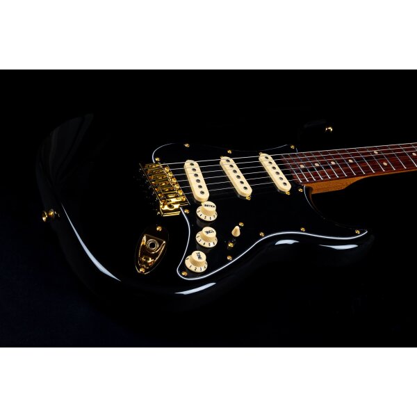 Jet Guitars JS-380 Black Gold
