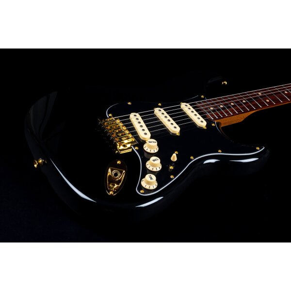 Jet Guitars JS-380 Black Gold