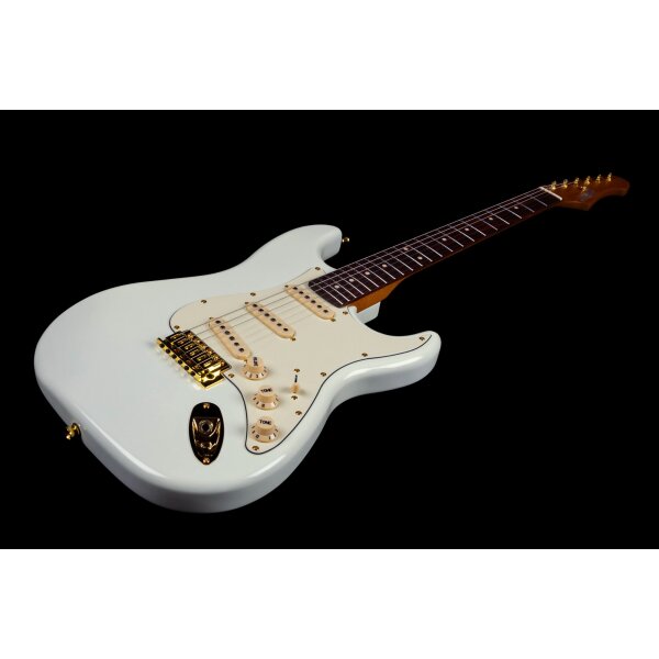 Jet Guitars JS 380 OW G Olympic White Gold