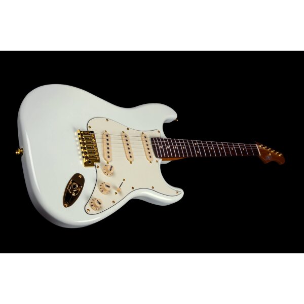 Jet Guitars JS 380 OW G Olympic White Gold