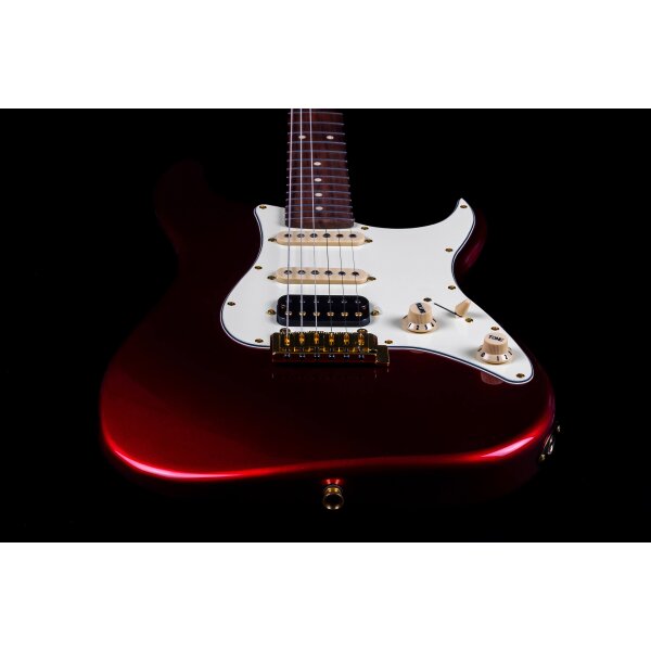 Jet Guitars JS-480 Wine Red Gold