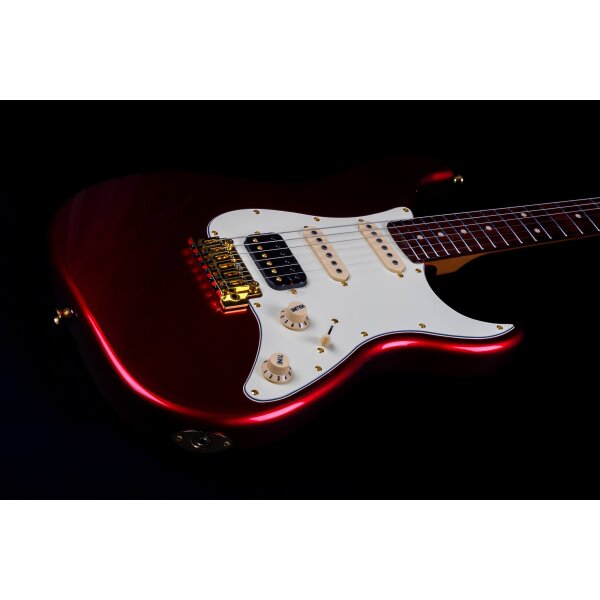 Jet Guitars JS-480 Wine Red Gold