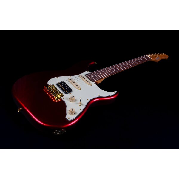 Jet Guitars JS-480 Wine Red Gold