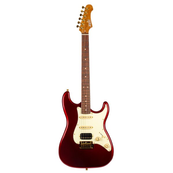 Jet Guitars JS 480 WR G Wine Red Gold