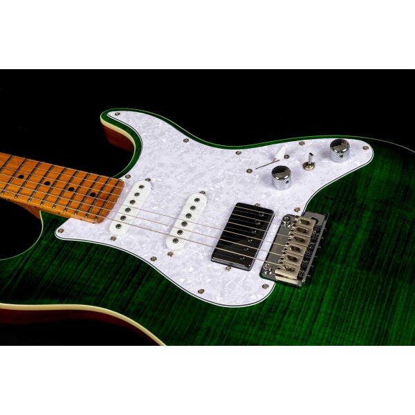 Jet Guitars JS-600 TGR Transparent Green