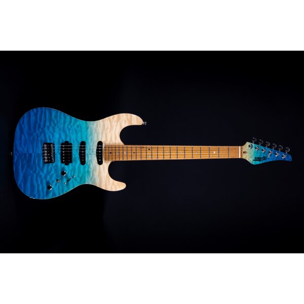 Jet Guitars JS-1000 QTBL Transparent Blue