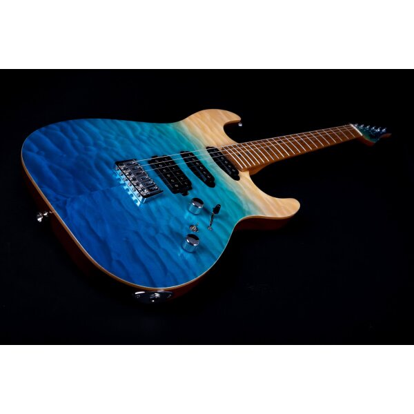 Jet Guitars JS-1000 QTBL Transparent Blue