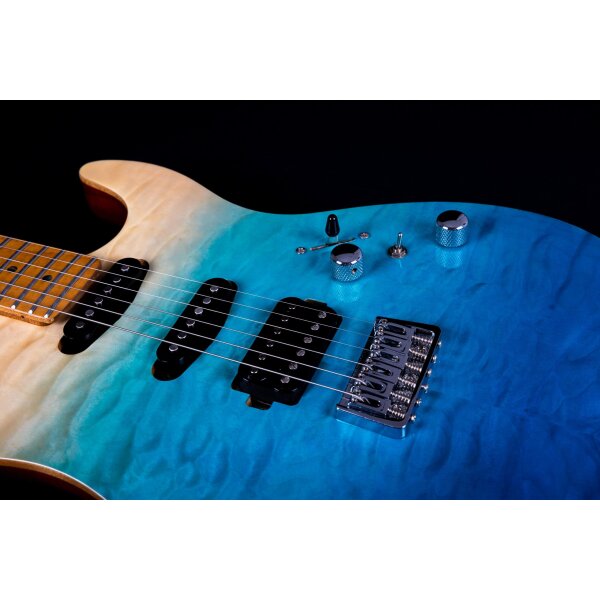 Jet Guitars JS-1000 QTBL Transparent Blue