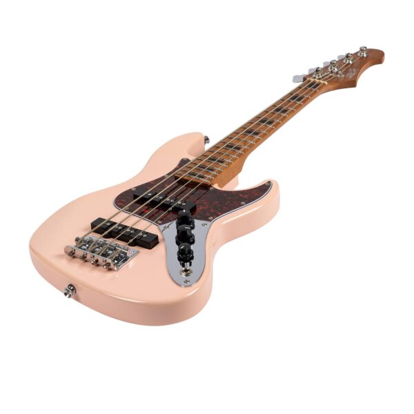 Jet Guitars JB-300 Travel Bass PK Pink