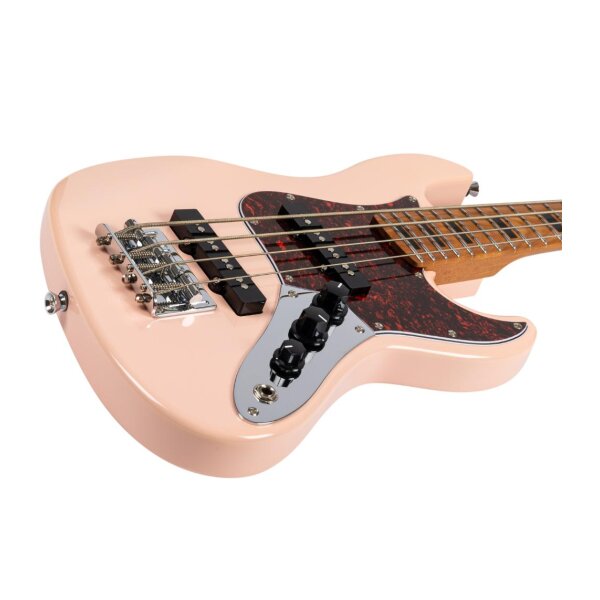 Jet Guitars JB-300 Travel Bass PK Pink