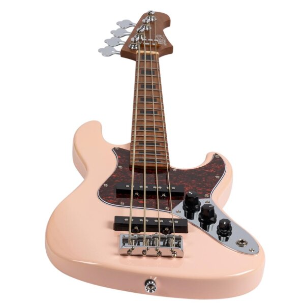 Jet Guitars JB-300 Travel Bass PK Pink