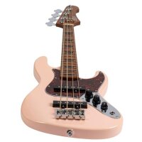 Jet Guitars JB-300 Travel Bass PK Pink