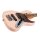 Jet Guitars JB-300 Travel Bass PK Pink