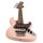 Jet Guitars JB-300 Travel Bass PK Pink
