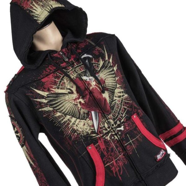 ROCK-HUS Wornstar Hoodiejacke Zipper "Revenge"