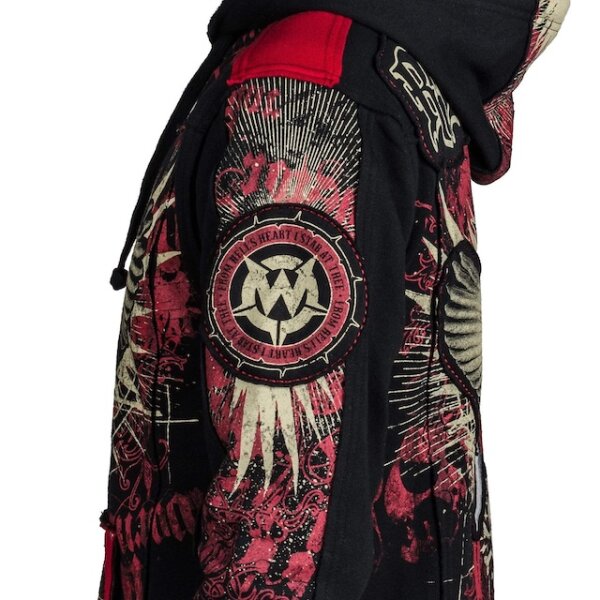 ROCK-HUS Wornstar Hoodiejacke Zipper "Revenge" L