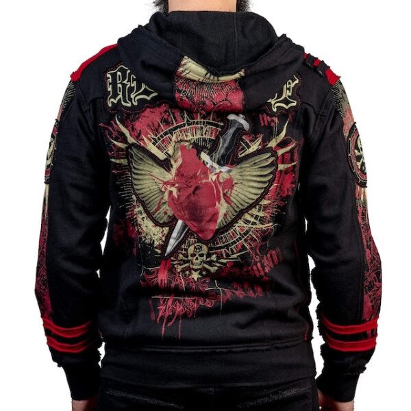ROCK-HUS Wornstar Hoodiejacke Zipper "Revenge" XL
