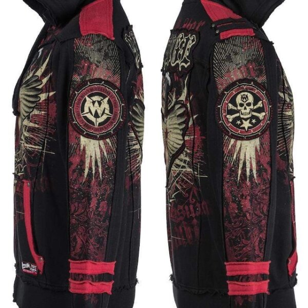 ROCK-HUS Wornstar Hoodiejacke Zipper "Revenge" XL