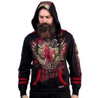 ROCK-HUS Wornstar Hoodiejacke Zipper "Revenge" XXL