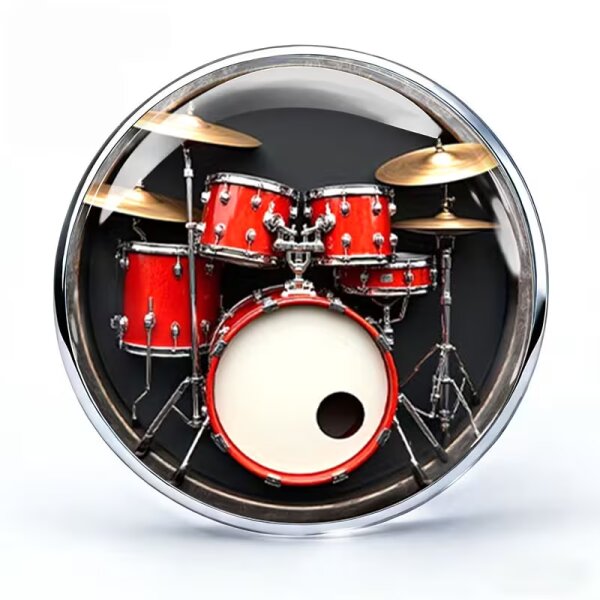 ROCK-HUS Pin Schlagzeug Drumkit
