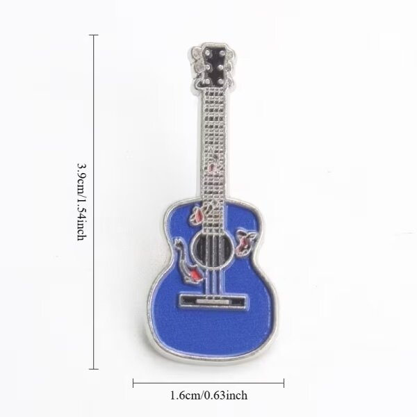 ROCK-HUS Pin Akustik Gitarre Lila