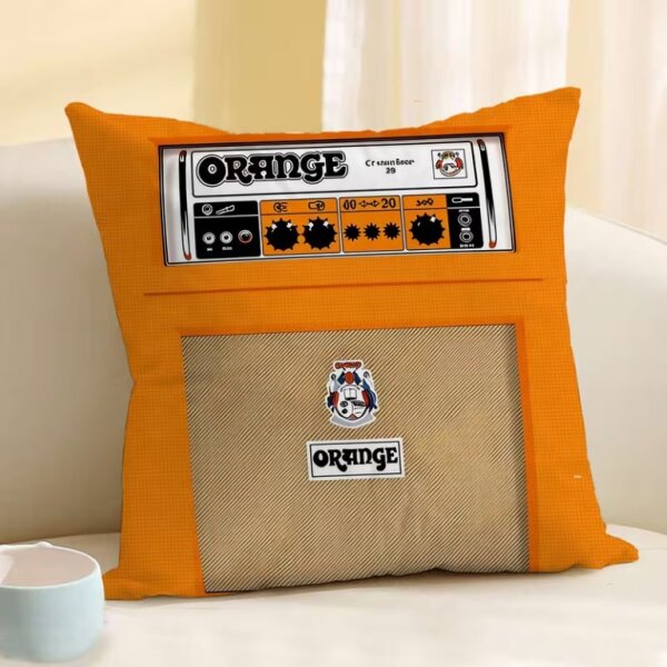 ROCK-HUS Kissenbezug Orange Amp 45x45