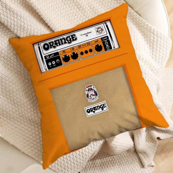 ROCK-HUS Kissenbezug Orange Amp 45x45