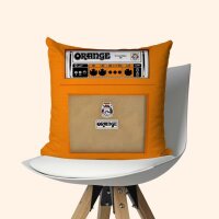 ROCK-HUS Kissenbezug Orange Amp 45x45