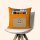 ROCK-HUS Kissenbezug Orange Amp 45x45