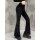 ROCK-HUS Brokat-Style Bootcut Samthose