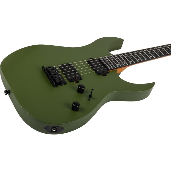 SPIRA Guitars S-400 Satin Dark Green
