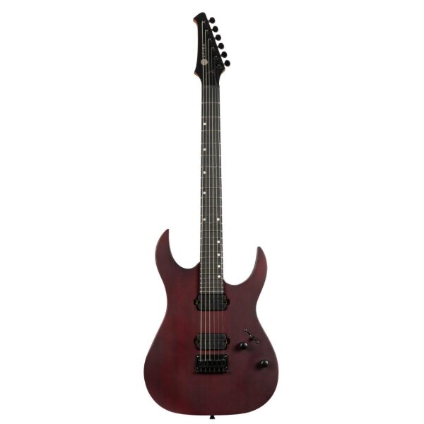 SPIRA Guitars S-400 Satin Wine Red