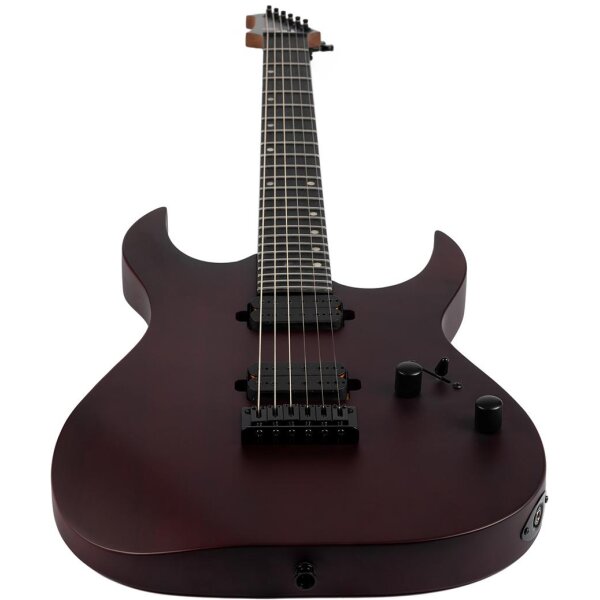 SPIRA Guitars S-400 Satin Wine Red