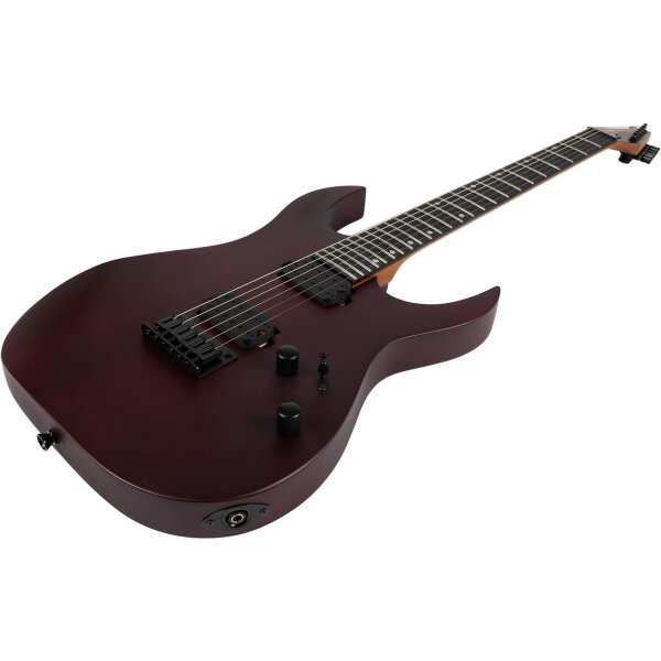 SPIRA Guitars S-400 Satin Wine Red