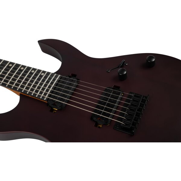 SPIRA Guitars S-407 Satin Wine Red