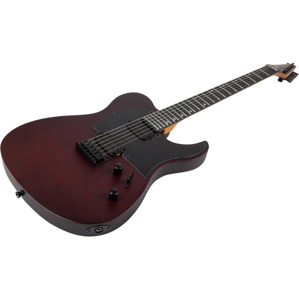 SPIRA Guitars T-400 Satin Wine Red